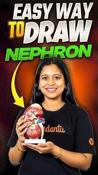 🔥 SSC Class 10: Nephron Diagram Super Easy Trick | Sunaina Mam