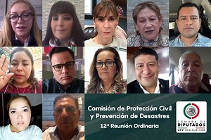 Comisión de Protección Civil y Prevención de Desastres aprobó su informe semestral de labores
