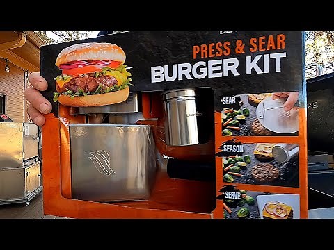 The NEW & Redesigned Blackstone Griddle Press & Sear Burger Kit