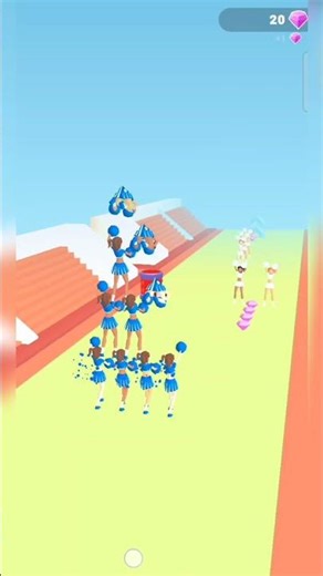 Cheerleader Run | L-1_Gameplay.#trending #1000subscriber #2025 #gaming_shorts #viral_shorts