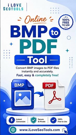 Free BMP to PDF Converter – Convert BMP Images to PDF Online