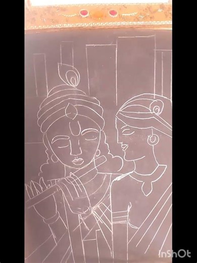 Modern Geometrical Abstract Art Drawing | Easy Line Art Design