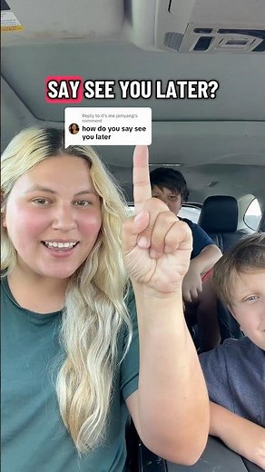 How do you say see you later in sign language #fyp #cochlearimplant #signlanguage #deaf #asl