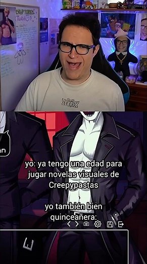 I'm obsessed with Creepypasta visual novels 🥵 Creepydates new episode ✨ #humor