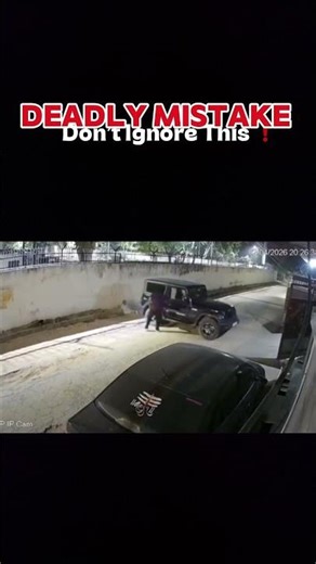 Parking Mistake That Killed Someone 😨 | Must Watch#carparking #cardriving #carsafety #shorts