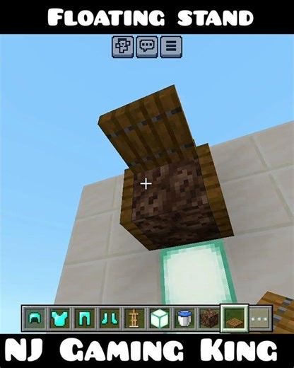 floating arm stand 💪 #minecraft #minecraftpocketedition #minecraftmobilegameplay #minecraftindian