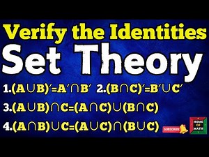 Master Set Theory: Simple Examples of Union, Intersection, and Complement Identities