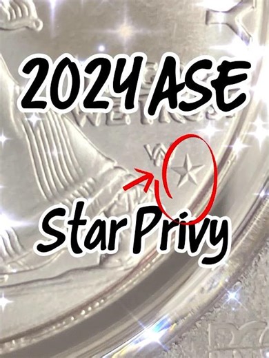 2024 AMERICAN SILVER EAGLE STAR PRIVY PCGS MS70 ULTRA LABLE