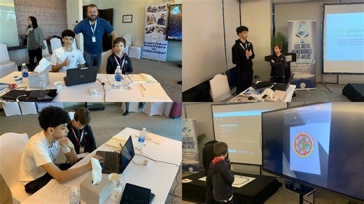 LFI Dubai (AFLEC) on Instagram: "🎉La finale des défis numériques @mlfmonde / @aflec.gee a eu lieu le jeudi 5 février à Bahreïn. La délégation du @lfi_aflec_dubai comptait 7 élèves particulièrement motivés. 🏆 Cycle 3 – Équipe de CM2 Firdaws Fadili et Yike Liu (CM2H) – Vainqueurs de leur catégorie Les élèves de Cycle 3 ont relevé des missions mêlant programmation Scratch, robots Mbot et carte Micro:bit. 🥉 Cycle 4 – Équipe de 4e Celine El Adou Mekdachi (4H), Ayham Salem Atia (4E) et Sulayman Gaa