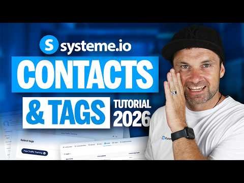 Systeme.io Contacts & Tags Tutorial ✅ How To Use Properly