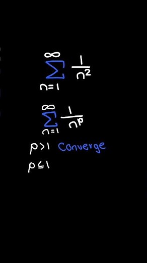 👉 ¿Converge o Diverge? Aprende el Criterio de p-Serie en 20 Segundos