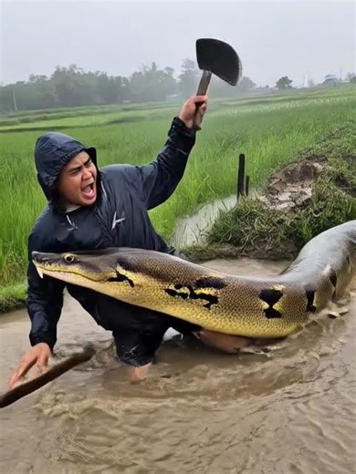 Reticulated Python: second of six short videos of what could be dangerous reptiles here in Thailand