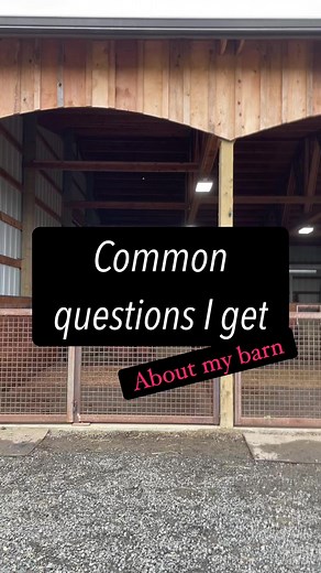 90K views · 1.4K reactions | Answering your questions about my horse barn! #horses #horseriding #horsebarn #barnlife | Double Z Farm | Facebook