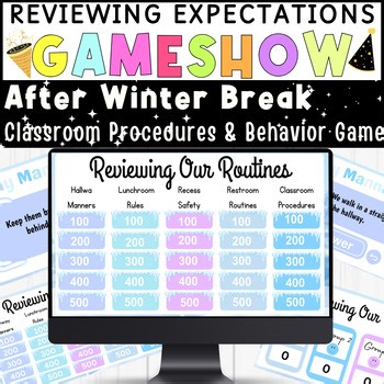 Reviewing Expectations After Winter Break | Classroom Procedures & Behavior Game