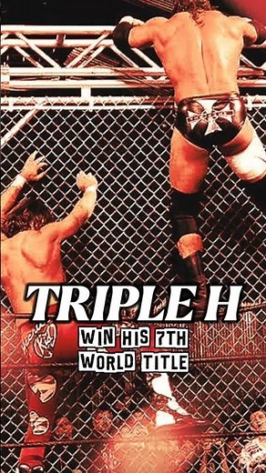 Triple H Becomes 7th Time World Champion Armageddon 2002 #wwe #wrestling #tripleh