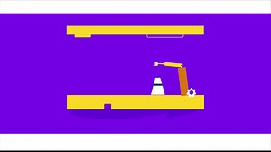 Download production automatic machine system from industry concept ,industrial revolution animated clip for free