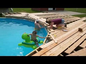 How To Build A Deck Frame Around An Above Ground Pool