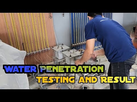 Water Penetration Testing and Result | Waterproof Testing | Ready Mix Concrete
