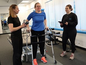 ‘Everyone cried’: Paralysed woman describes walking after pioneering treatment