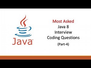 Java 8 Coding Interview Question Part-4 Most asked question using stream #java8 #javainterview #java