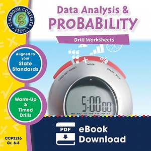 Data Analysis & Probability - Drill Sheets Gr. 6-8