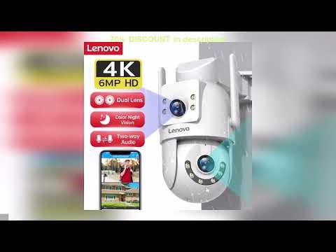 Why Everyone’s Talking About This Product! Lenovo 4K 6MP WiFi Surveillance Camera Outdoor Security