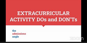 Extracurricular Activity DOs and DON'Ts