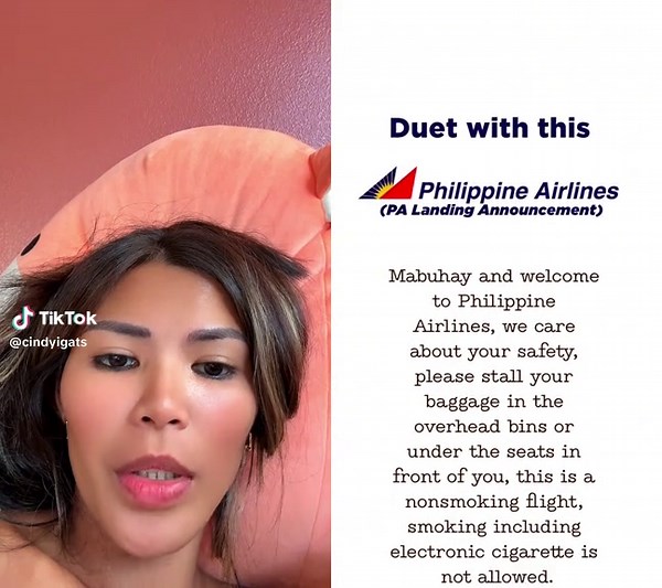 Philippine Airline Flight Safety Announcement Script