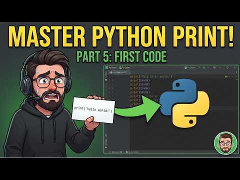 Python Basics #5: Python Print Function & Concatenation Explained