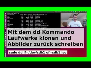 dd Kommando - USB Laufwerk/Festplatte kopieren sichern ISO Abbild auf Speicherstick schreiben WLBI