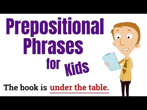 Prepositional Phrases for Kids | Grammar Lesson
