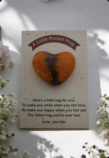 Fused Glass Pocket Hug Magnet – “sunset Bloom”. by Nery - Etsy