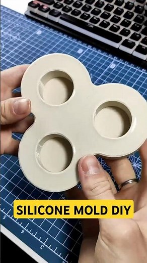 3D-Printed Silicone Mold for Tealights DIY