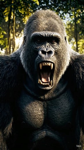 Gorilla Roaring 😱🥺#shorts #funny #ai #viralvideo #gorillatag