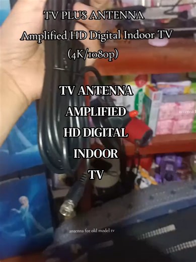 Long-Range Amplified Indoor TV Antenna for 4K & 1080p