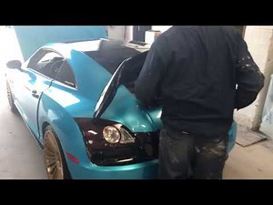 Chrysler Crossfire Custom Wing Install
