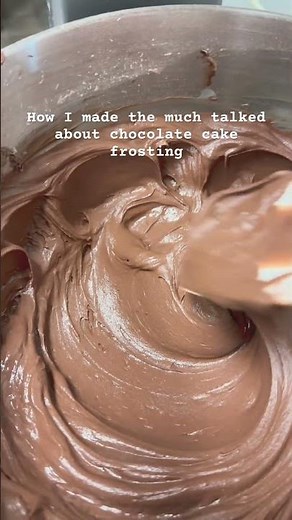 One of the best chocolate cake frosting I have made. If you are interested I can share some tips