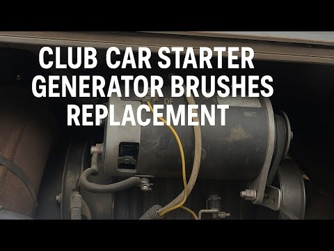 Clubcar starter generator brushes replacement #clubcar #starter #generator #brushes #replacement