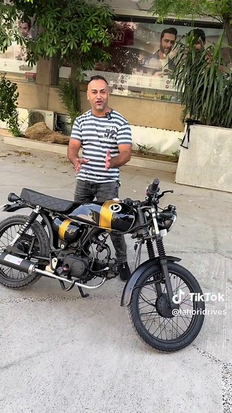 70cc Cafe Racer Bike Modification in Lahore