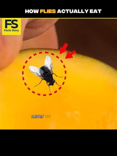 What Flies Actually Do To Your Food Will Shock You. #shorts #facts