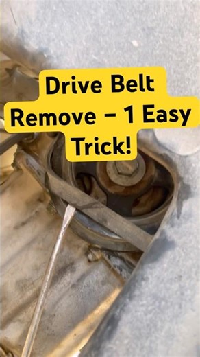 How to Remove a Drive Belt Properly without tool how to remove a fan belt & AC belt| Step-by-Step