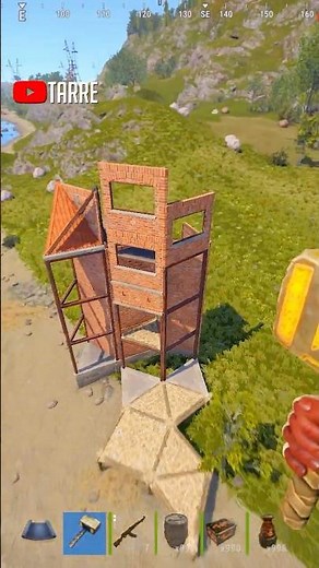 RUST FREEHAND PEEK SETUP (HOW TO SET UP FREE HAND PEEKDOWNS) #rust #rustshorts #shorts #rustgame