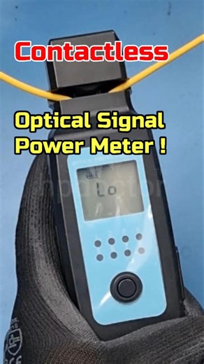 How to Check Fiber Signal WITHOUT Cutting! 😱 Contactless Power Meter Test!