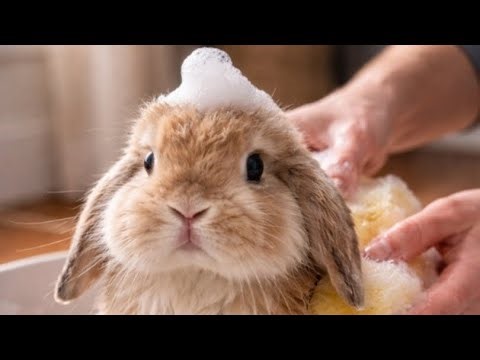 Why You Should NEVER Bathe Your Rabbit | Rabbit Care Tips#shorts