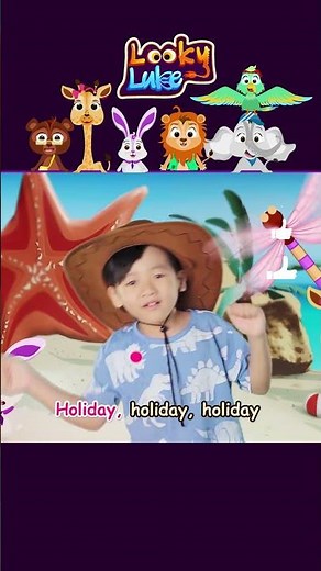 Cartoon learning song days of the week for kids by looky luke