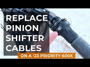 Replacing Pinion Shifter Cables on a Priority 600x
