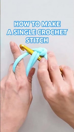 In this tutorial, I’ll show you how to make a single crochet stitch