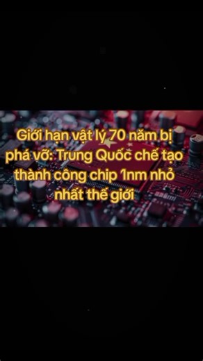 Đại học Bắc Kinh vừa công bố một bước đột phá lịch sử trong công nghệ chip: tạo ra transistor - linh kiện cơ bản của mọi chip máy tính - nhỏ nhất và tiết kiệm điện nhất thế giới với kích thước chỉ 1nm. Để hình dung, 1 nanomet nhỏ đến mức hoàn toàn vô hình với mắt thường và ngay cả kính hiển vi quang học thông thường cũng không thể nhìn thấy. Nhóm nghiên cứu do giáo sư Qiu Chenguang và Peng Lianmao dẫn đầu đã công bố kết quả trên tạp chí khoa học uy tín Science Advances. Đây không chỉ là thành tự