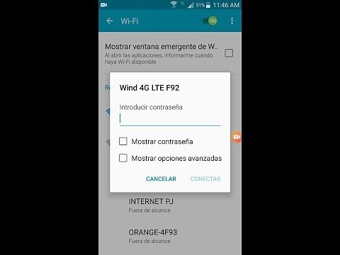 Conectarse a una red WiFi manualmente