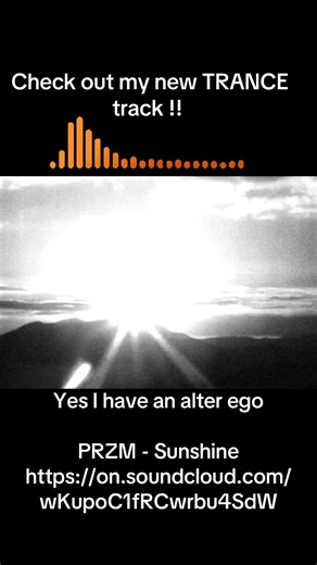 PRZM - SUNSHINE: New Trance Track Released